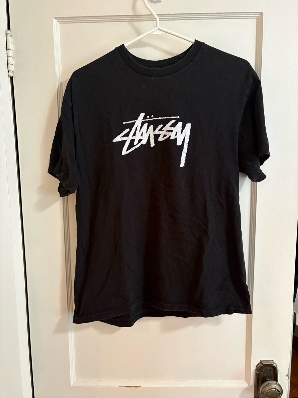 Vintage Stüssy Black Logo T-Shirt